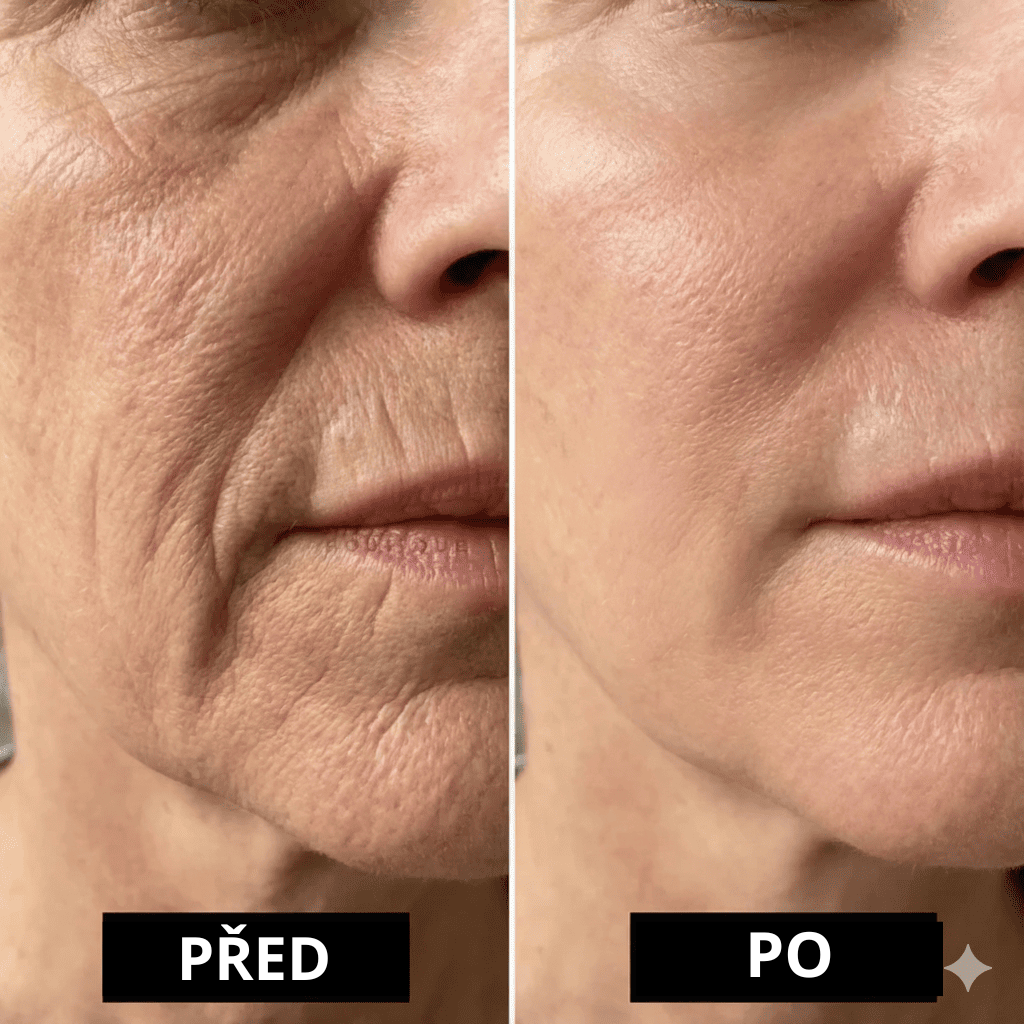 Kolagen-kalciový balzám pro hustotu pleti v  menopauze