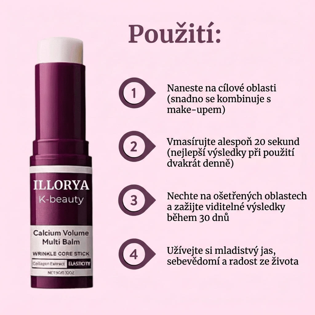 Kolagen-kalciový balzám pro hustotu pleti v  menopauze